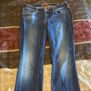 Boot cut jeans